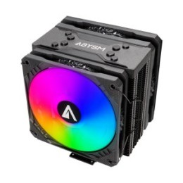 ÷ Ventilador con disipador para cpu abysm ab832407 snow iv argb 120mm color negro