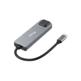 ÷ Adaptador usb-c 3.2 a 2.5gbe ethernet rj45  con hub 2xusb-a 1xusb-c 1xusb-c power develiry 100w